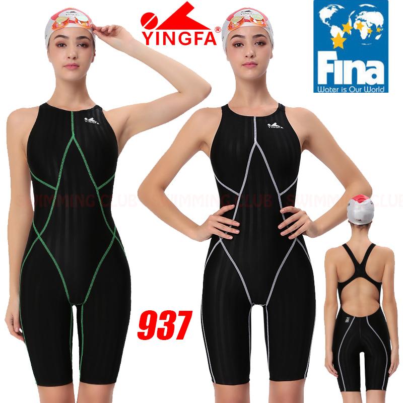 

FINA APPROVED] NWT YINGFA 937 WOMEN'S GIRLS COMPETITION TRAINING RACING PROFESSIONAL KNEESKIN SWIMWEARS SWIMSUITS ALL SIZE ! One-Piece Suit