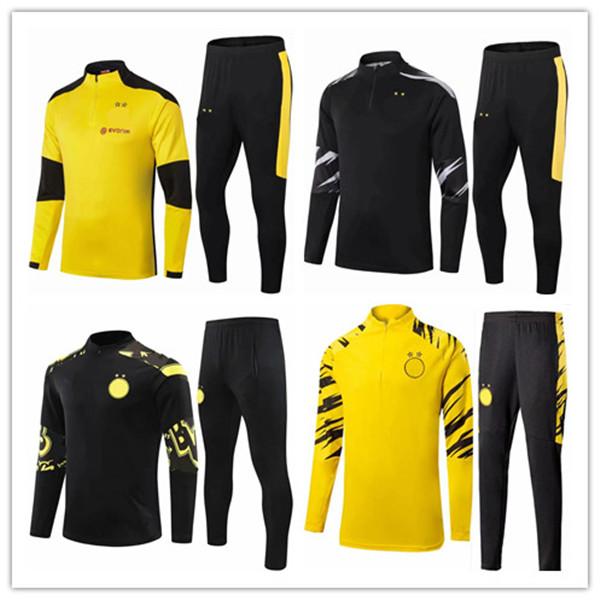 

2020 2021 tracksuit 2020/21cfutbol SurvÃªtement de football training suit jogging chandal kit, Black