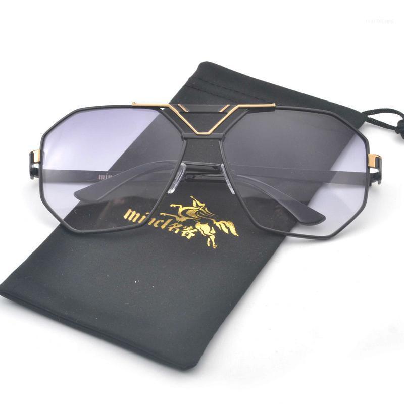

Sunglasses MINCL/ 2021 Style Designer Men Women Vintage Oversized Glasses Man NX1
