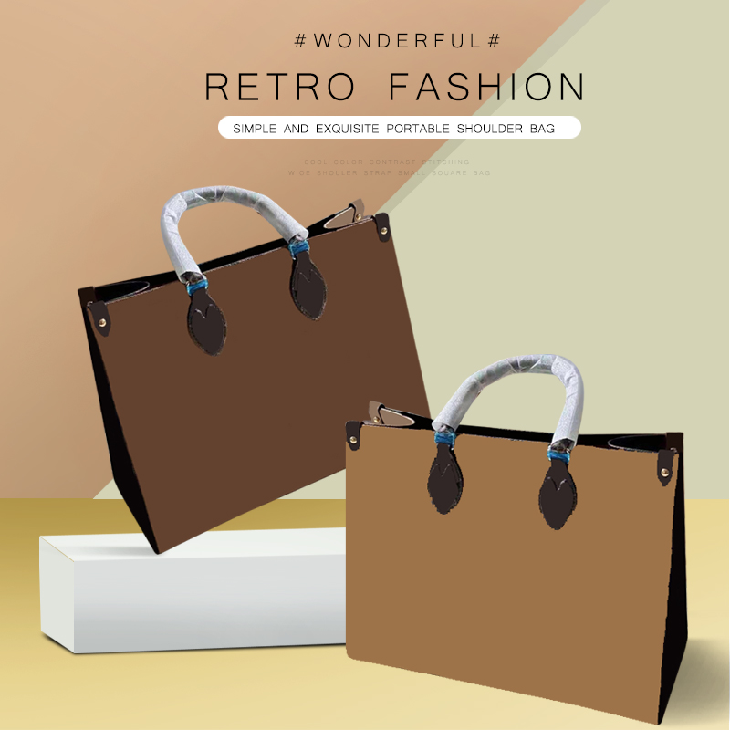 

2021 Brand design fashion lady messenger bag classic pattern large-capacity shoulder bags unisex outdoor shopping travel essential large pu color-blocking handbag, Split