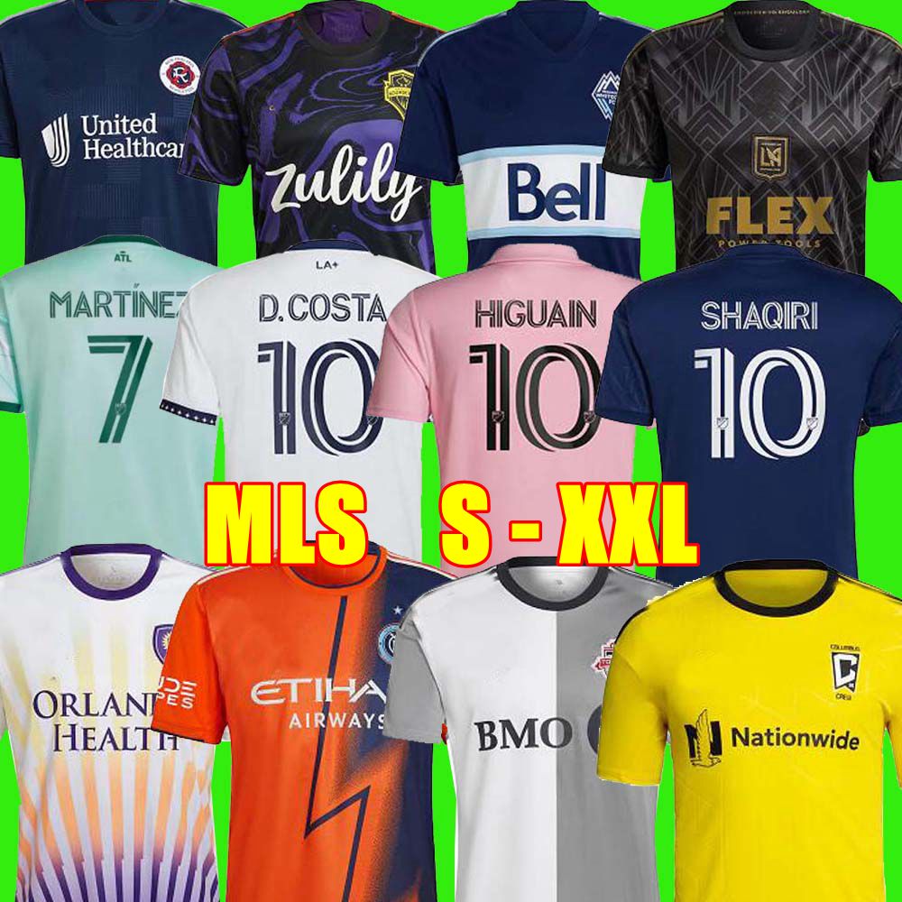 

2022 2023 MLS Atlanta FC Inter Miami Soccer Jersey LAFC Orlando Shirt 22 23 New York City Seattle Sounders Portland Timbers Football Shirt LA Galaxy Toronto chicago, Chicago adult