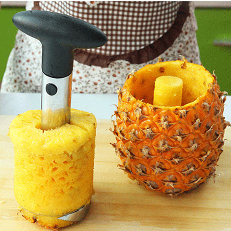 

Fruit Tools Stainless Steel Pineapple Peeler Cutter Slicer Corer Peel Core Knife Gadget Kitchen Supplies 2006 V2
