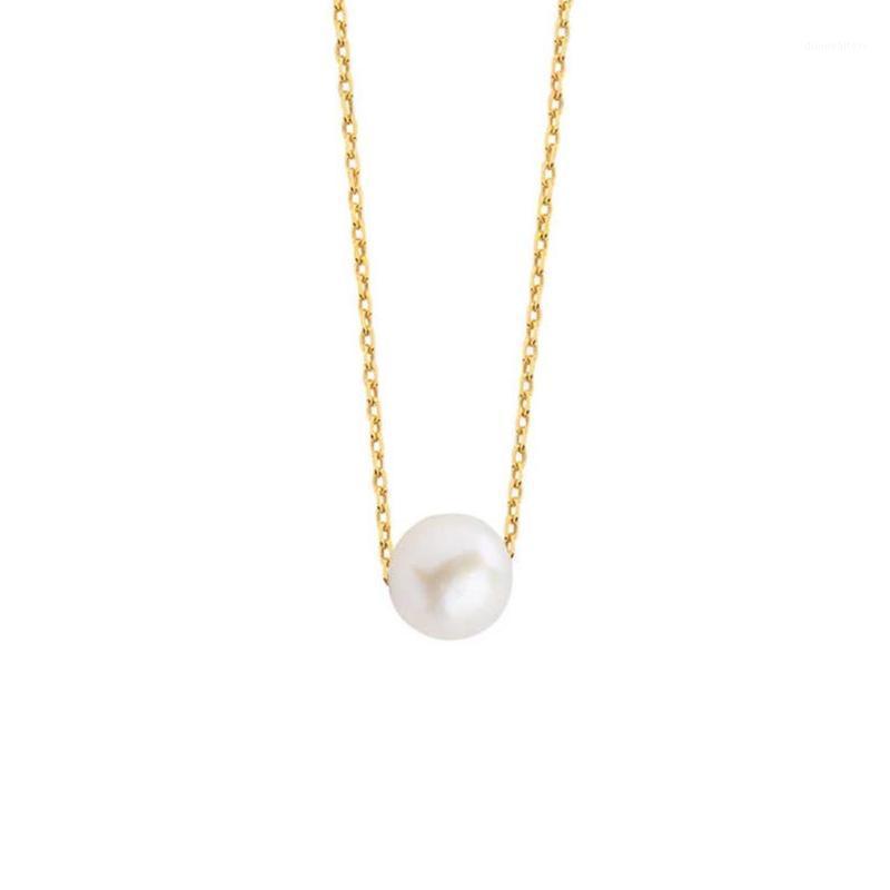 

Chains Pearl 8 Gold Necklace