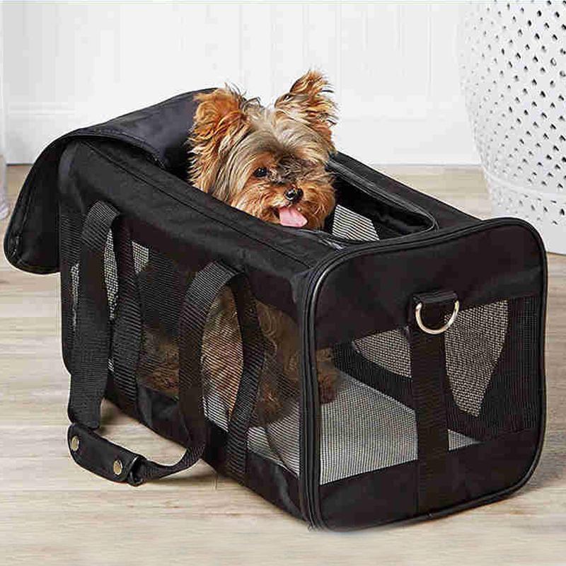 

Dog Car Seat Covers Polyester Carrier Bag Transportation Pet Carrying Box Travel Shoulder Handbag Breathable Cat Tote