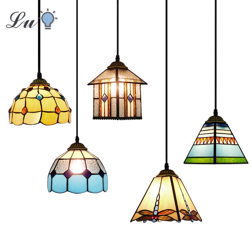

Painted Glass Pendant Lights E27 Modern Living Room Bedroom Decor Lighting Restaurant Kitchen Fixtures Hanging Lamp Lamps