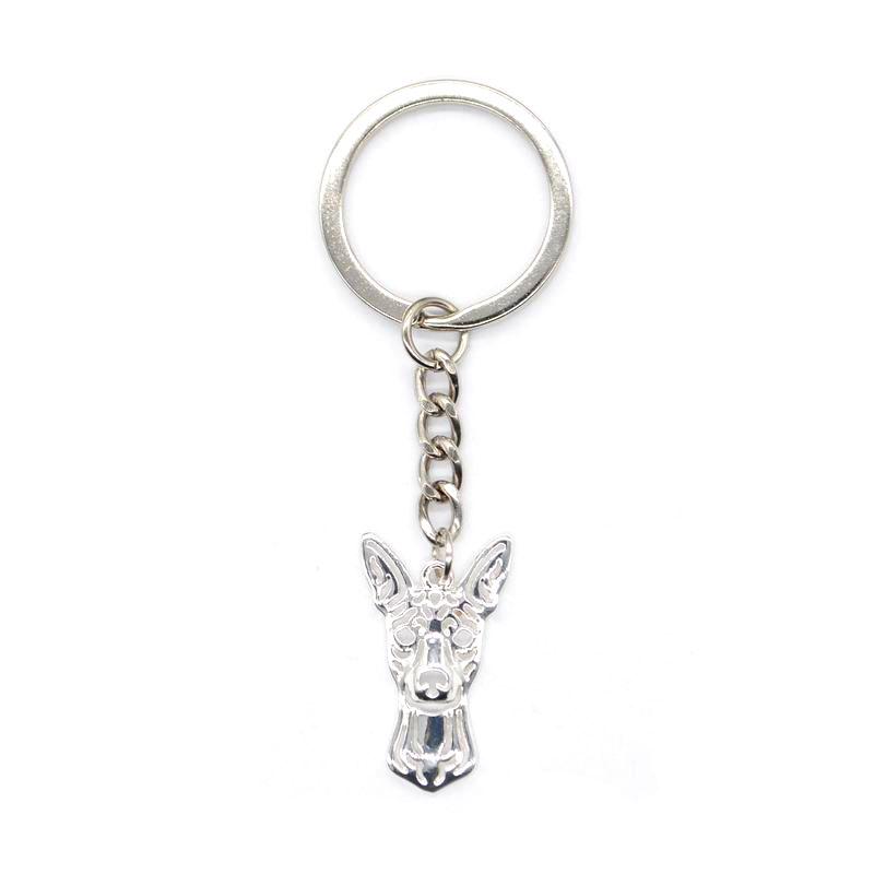 

Keychains Fashion Alloy Miniature Pinscher Key Chains Unisex Pet Dog Pendant