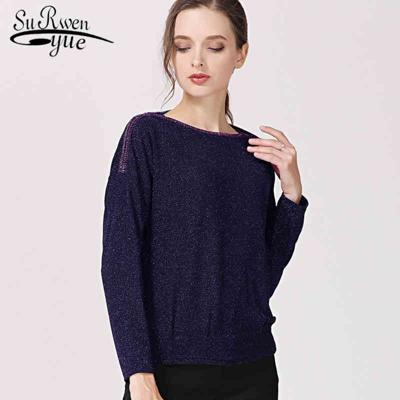 

fashion long sleeve women blouse shirts causal simple women's clothing plus size tops shirt O neck elegant blusas 83J 30 210521, Bordeaux