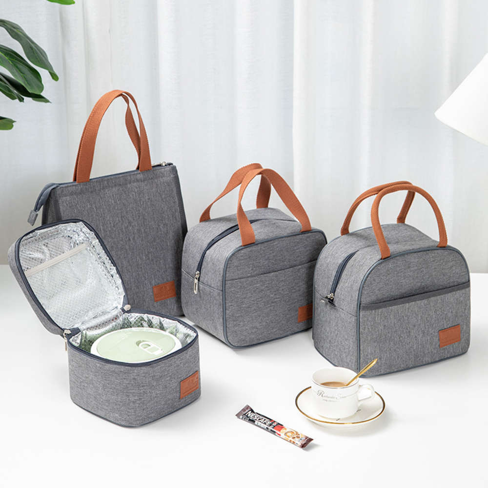 

thermal insulation bagportable lunch bag women's men's thermal cooler rice keep fresh pouch picnic food