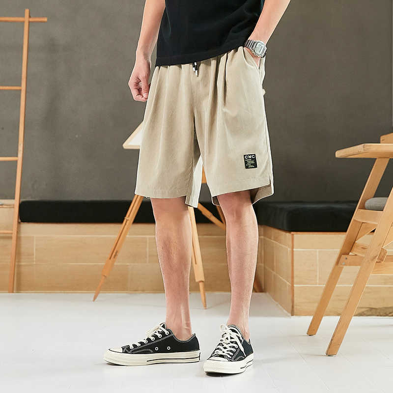 

Summer Men Harem Shorts Streetwear Knee Length Oversize Short Jogger Pants Baggy Casual Beach Big Size 8XL 210714, Dark grey