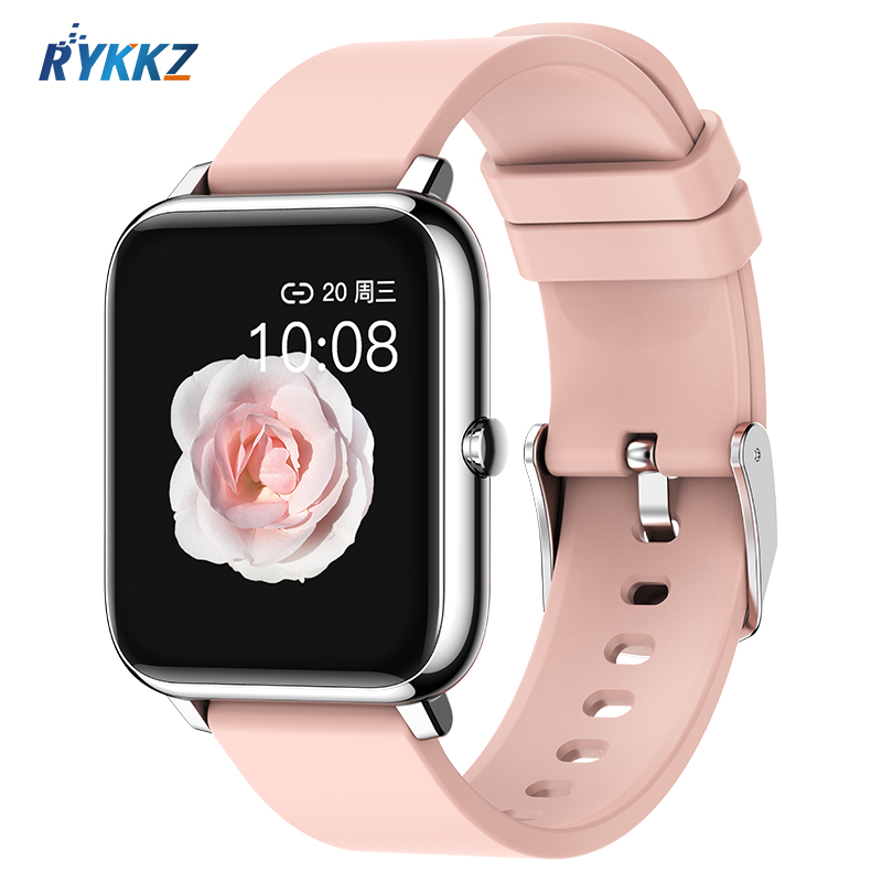 

P2 2021 Smart Watch Waterproof Fitness Sport Watch Heart Rate Tracker Call/Message Reminder Bluetooth Smartwatch For Android iOSg, Smartwatch black