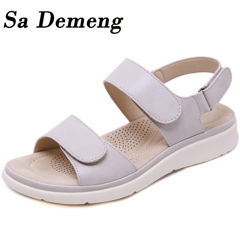 

Summer Shoes Women Sandals Holiday Beach Wedges Slippers Soft Comfortable Ladies, Black