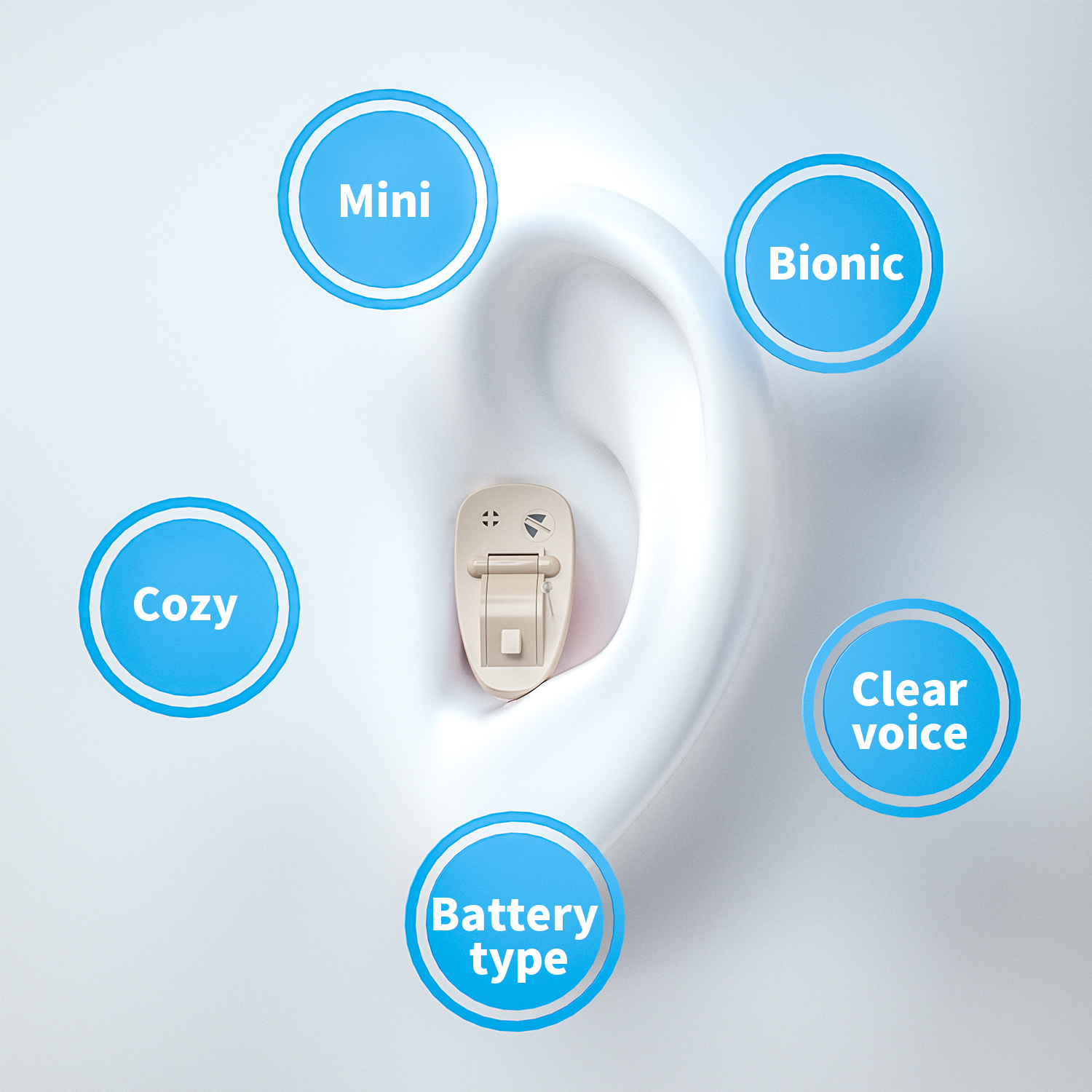 

2021 new best Super Mini Hearing Aid Hearing Device CIC Ear Hearing Aids for The Elderly Audifonos Sound Amplifier for DeafnessScouts