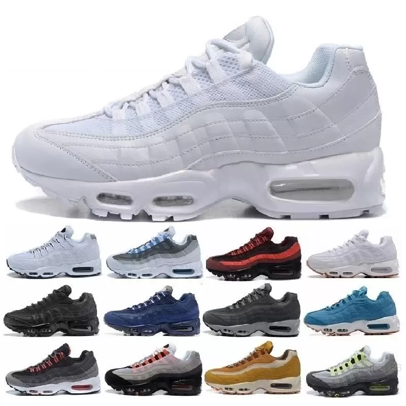 Chaussures de mode 2019 Hommes 95 Og Coussin Navy Sport de haute qualité Chaussure 95s Bottes de marche Hommes Chaussures de course Coussin 95 Sn