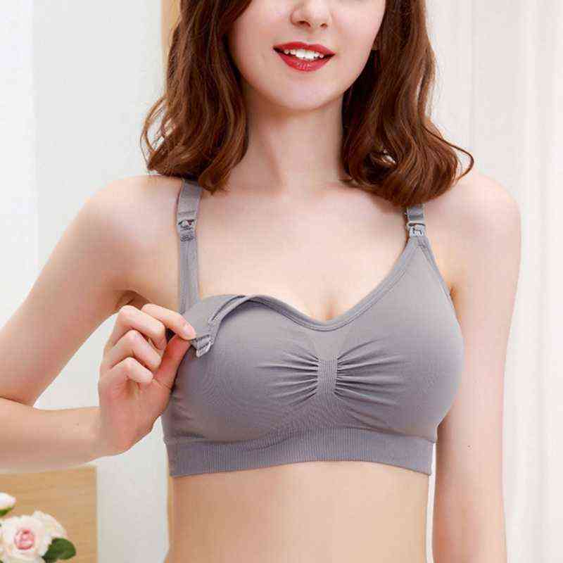 Pregnant Women Underwear Kindred Bravely French Terry Racerback Nursing Sleep Bra For Maternity Breastfeeding Y1102-image-736826709