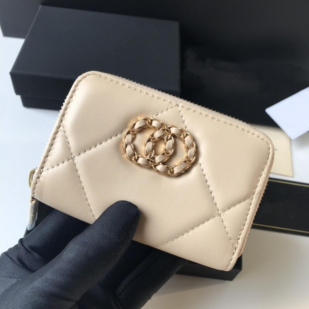 

Top Quality Custom 100% Leather Card Holder For Women Solid Fashion Credit Card ID Card Holder Wallet Coin Purse Pouch, Red;black