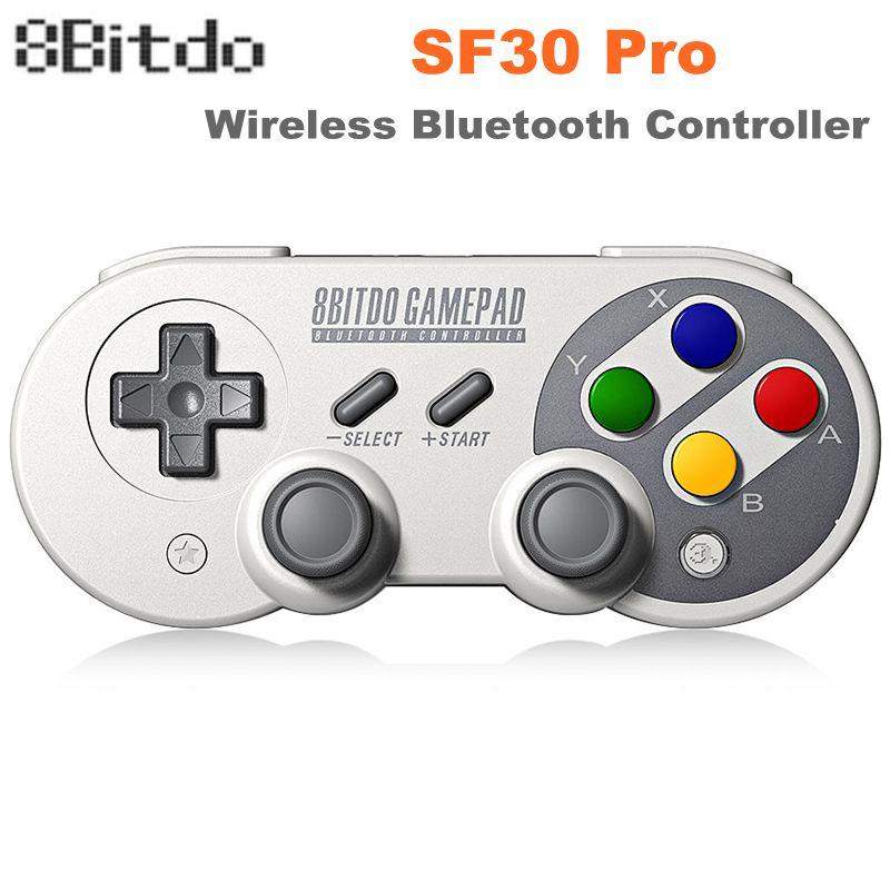 

Game Controllers & Joysticks 8Bitdo SF30 Pro Gamepad Wireless Bluetooth Geme Controller With Classic Joystick For Android Switch Win MacOS S