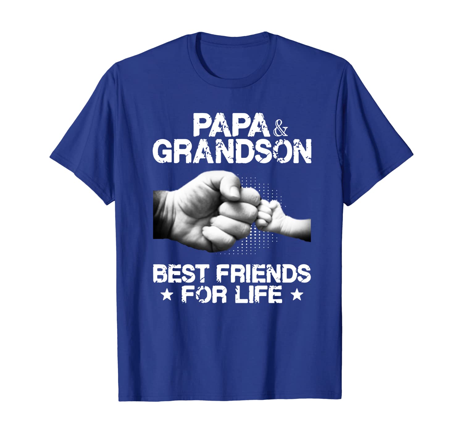 

Papa and Grandson Best Friends For Life Gift shirt, White;black