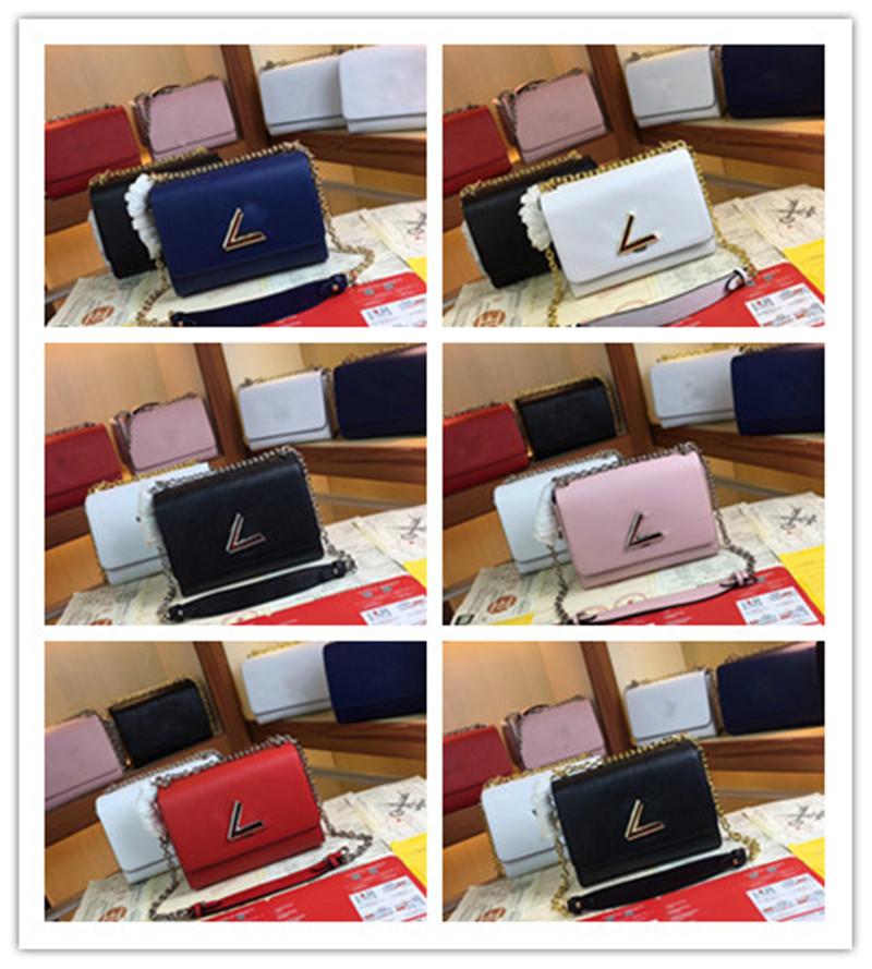 

Designer Luxury Twist Leather Chain Wallet Shoulder crossbody Bag M50273 M50272 Size:23*17*10CM, Don't pay it
