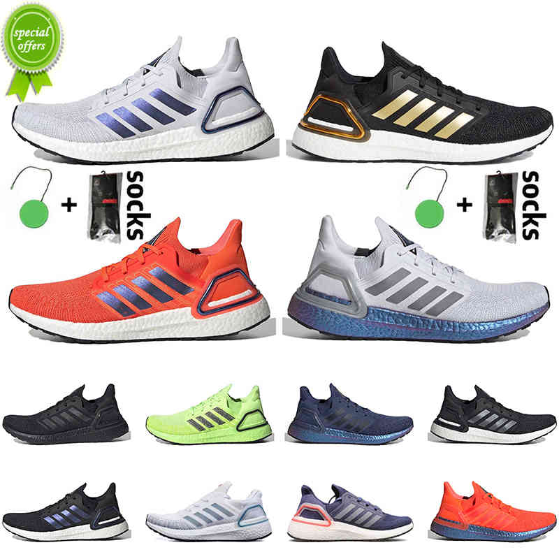 

2021 Men Womens 20 Running Shoes Ultra Black Gold Dash Grey Volt Solar Red Sneakers Trainers ISS US National Lab Tech Indigo
