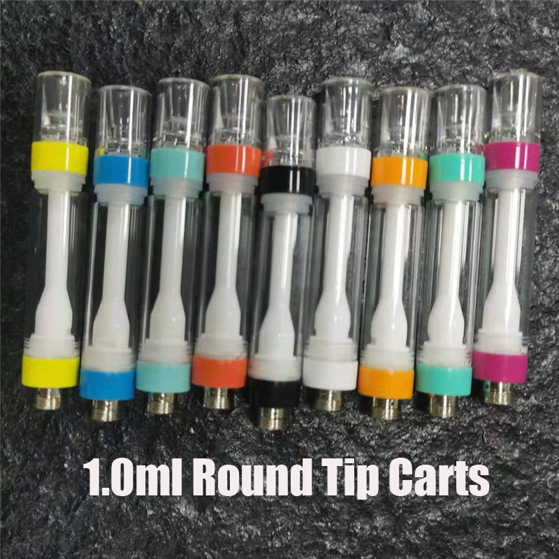 

Colorful G5 Full Ceramic Vape Cartridge Atomizers 0.5ml 0.8ml 1.0ml 510 Thread Thick Oil Press Screw Mouthpiece MT6 Coil Th105 TH205 TH210 Carts for Battery Pens UPS