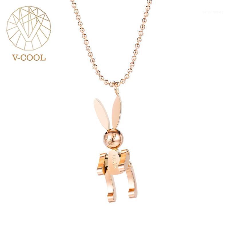 

Trendy Mobile Pendant Necklace Rose Gold 316L Titanium Steel Jewelry Woman Gift 2021 Arrivals VP947 Chains