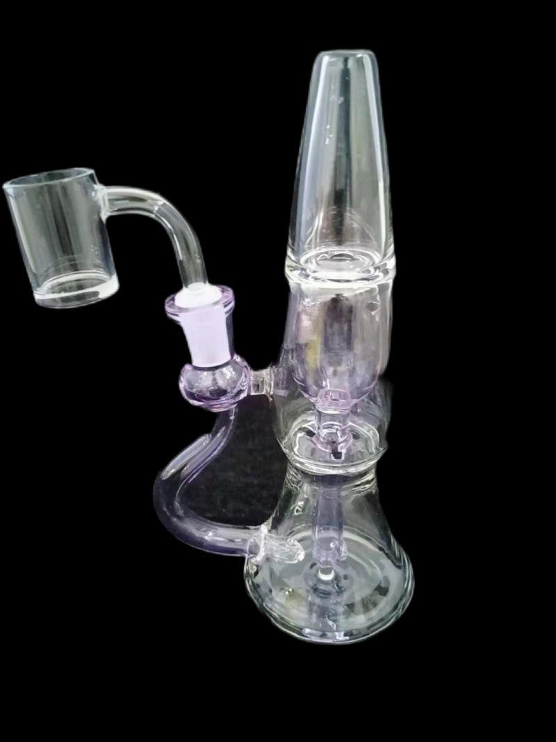 

Lavender double-layer arc hookah factory direct sales