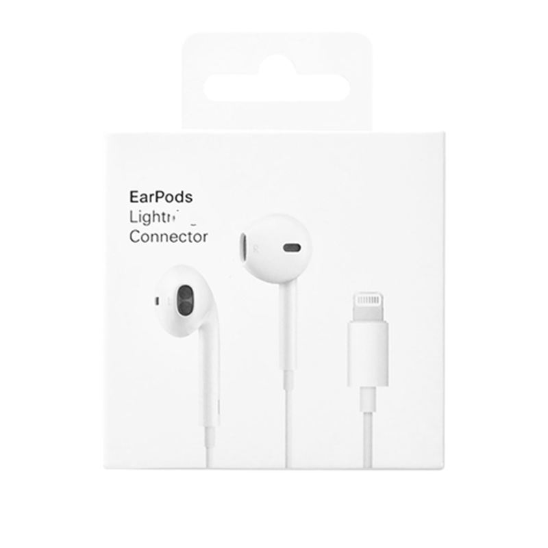

Apple EarPods Wired Earphones Original Retail Box with Logo 8 Pin Connector, White