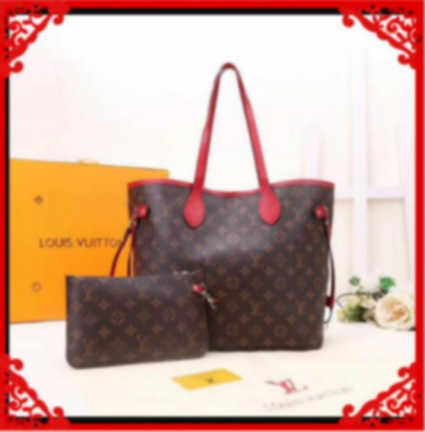 

LV LOUIS Fashion ONTHEGO VITTON Womens Designers Handbags Shoulder Bag Luxurys Purses Luxury Clutch Women Leather Tote Ladies Cross, Red;black