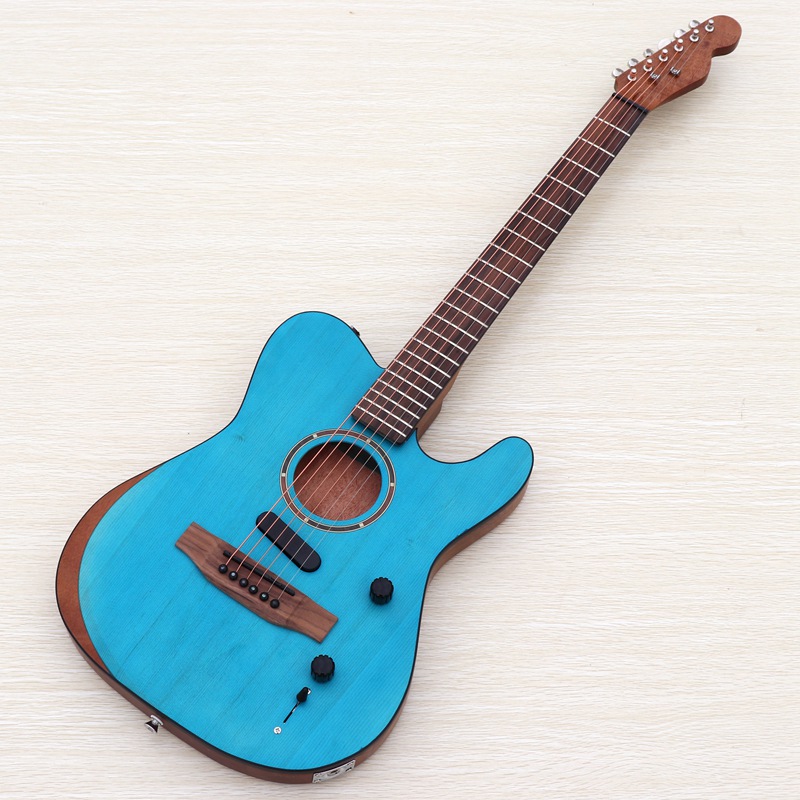 

2021 Tl style hollow body active electric acoustic guitar with 6 strings and armrests, 39" solid shell freeshipping