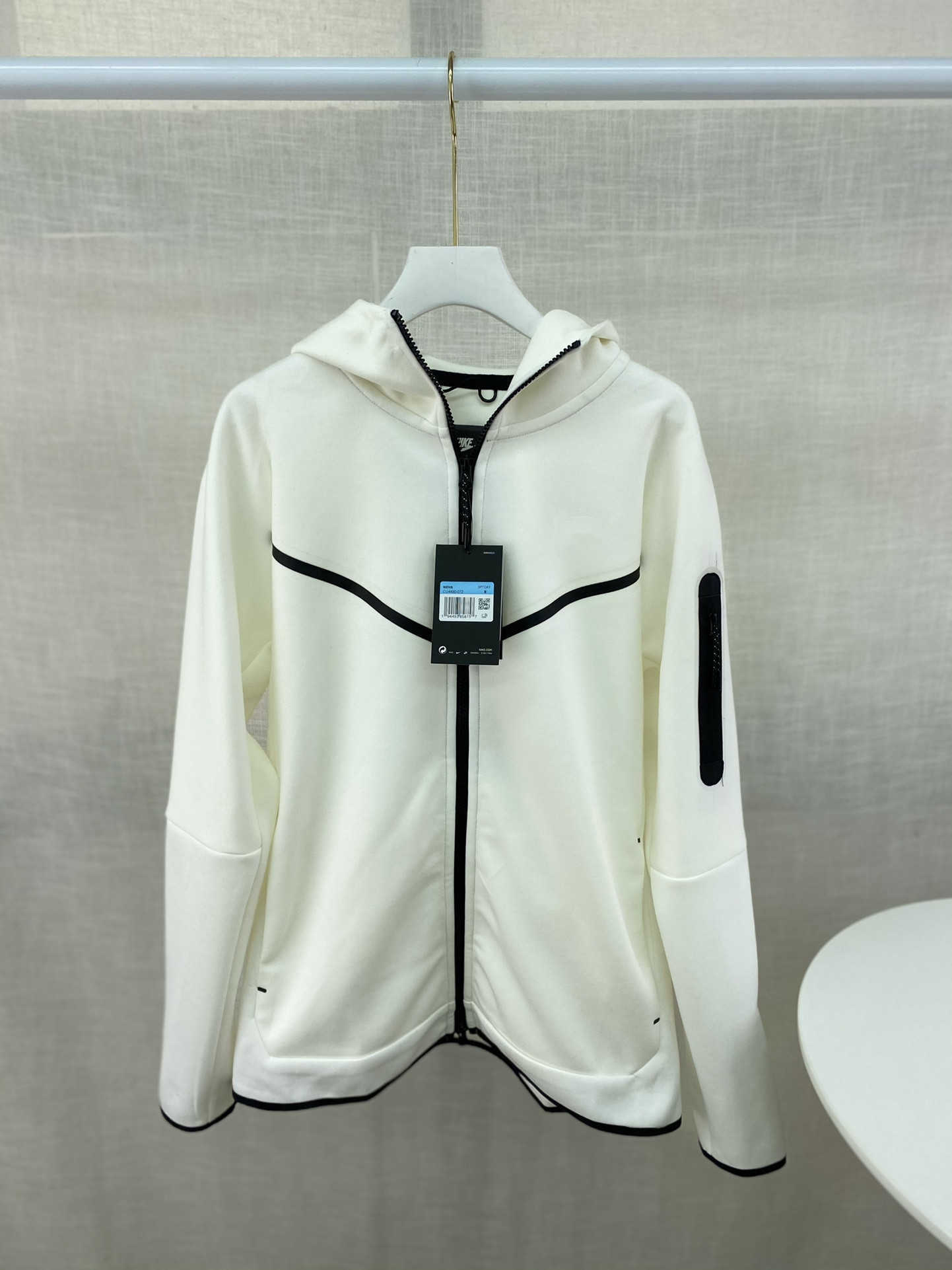 

Tech Fleece Men's Sport Hoodie Jacket Space Cotton Women's coat Men's Hoodie T-shirt High quality Muti, White