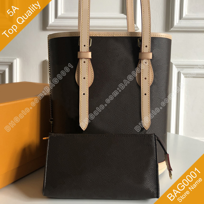 

5A Top Quality Composite Bags Wallet Handbag Card Package Canvas Shoulderbag With Box B110 (42238) BAG0001, Brown 42238