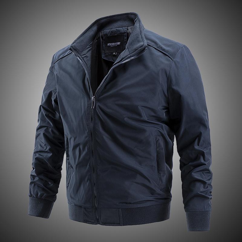 

Men's Jackets Bomber Jacket Men Winte Casual Streetwear Slim Fit Pilot Coat Military Male Brand Clothing Fashion, Black
