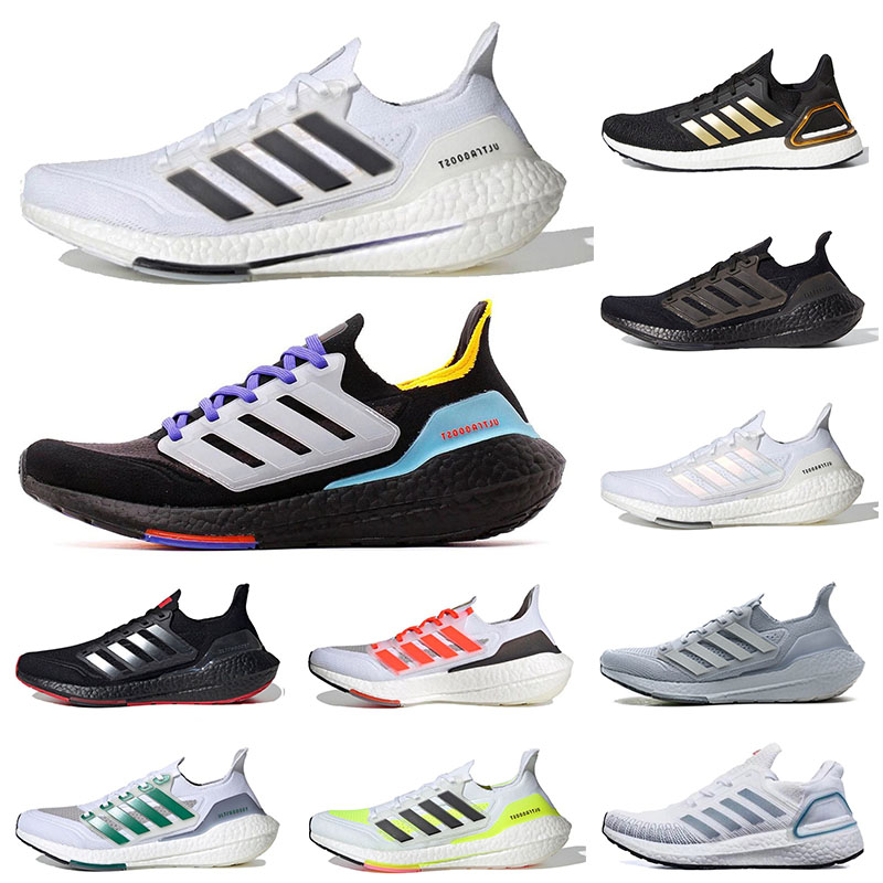 

2021 Original Ultraboost 21 Trainers Running Shoes UB 4.0 Sports Sneakers Triple Black White Solar Yellow UltraBoosts 20 Women Men, #17 solar yellow 36-45