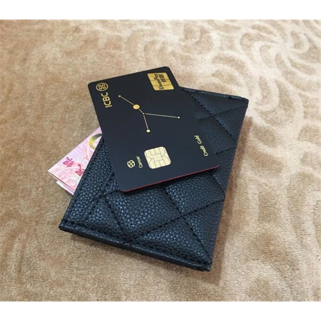 

2021 wholesale Rare best quality Brand Zero Purse Luxury Leather credit card bag Men Women Fashion name card holder Black Mini Wallet