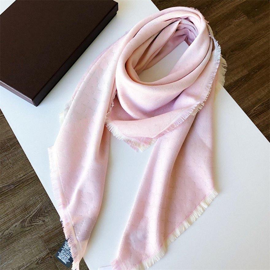 2021 G. Scarf For Men and Women Oversized Classic Check Shawls Scarves Designer luxury Gold silver thread plaid g Shawl size 140*140