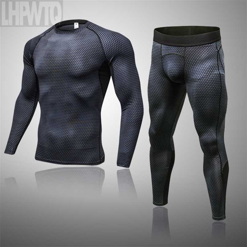 

Warm Stretch Thermal Clothing Men Thermal Underwear Winter Long Johns Men Sports Compression Underwear Thermo Solid color Shirt 211110, Pants