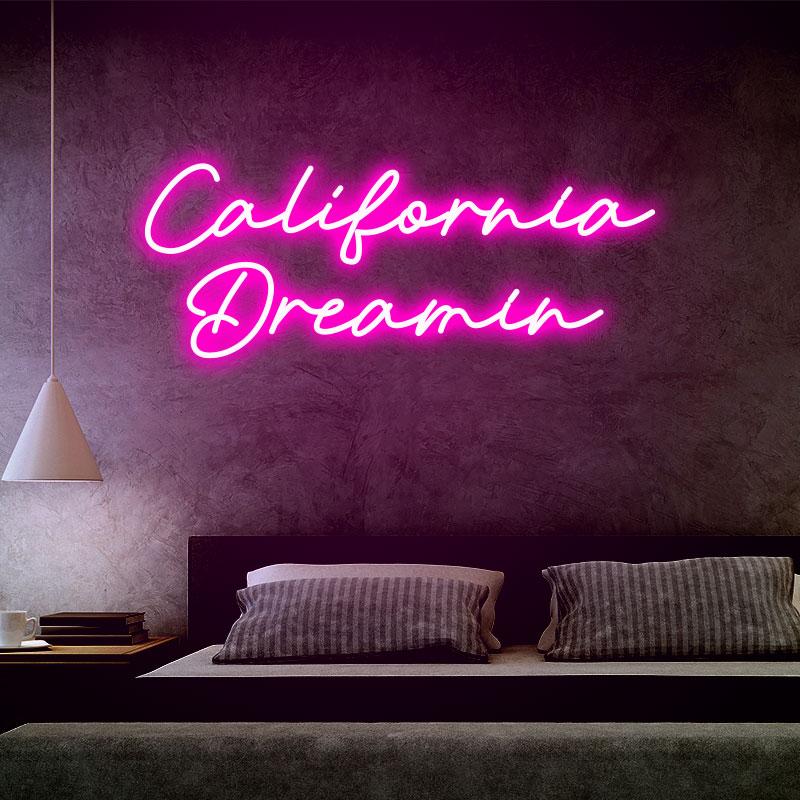 

Other Event & Party Supplies 'California Dream' Neon Sign Custom Clear Acrylic Led Light Wall Art Holiday Decor