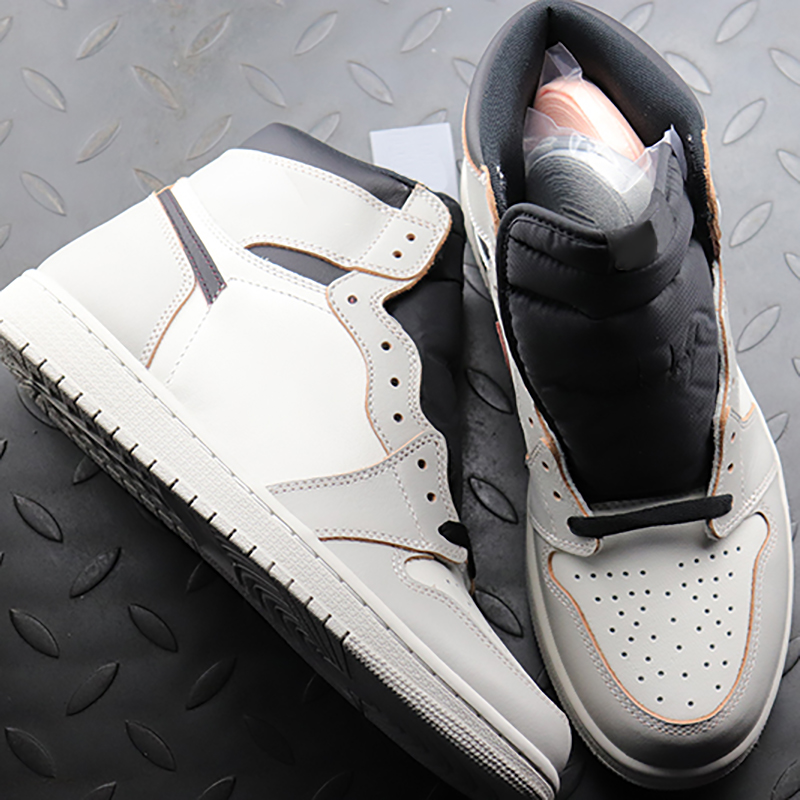 

High quality series non-slip wear resistant men's basketball shoes classic design Light Bone woman gray black sneaker casual shoe, #1