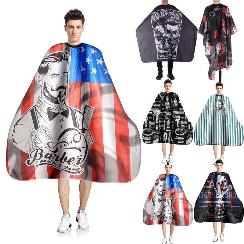 

Hair Styling Cape Fashion Printed Cutting Gown Salon Barber Haircut Apron Shawl For Adults Barbers Stylists Aprons