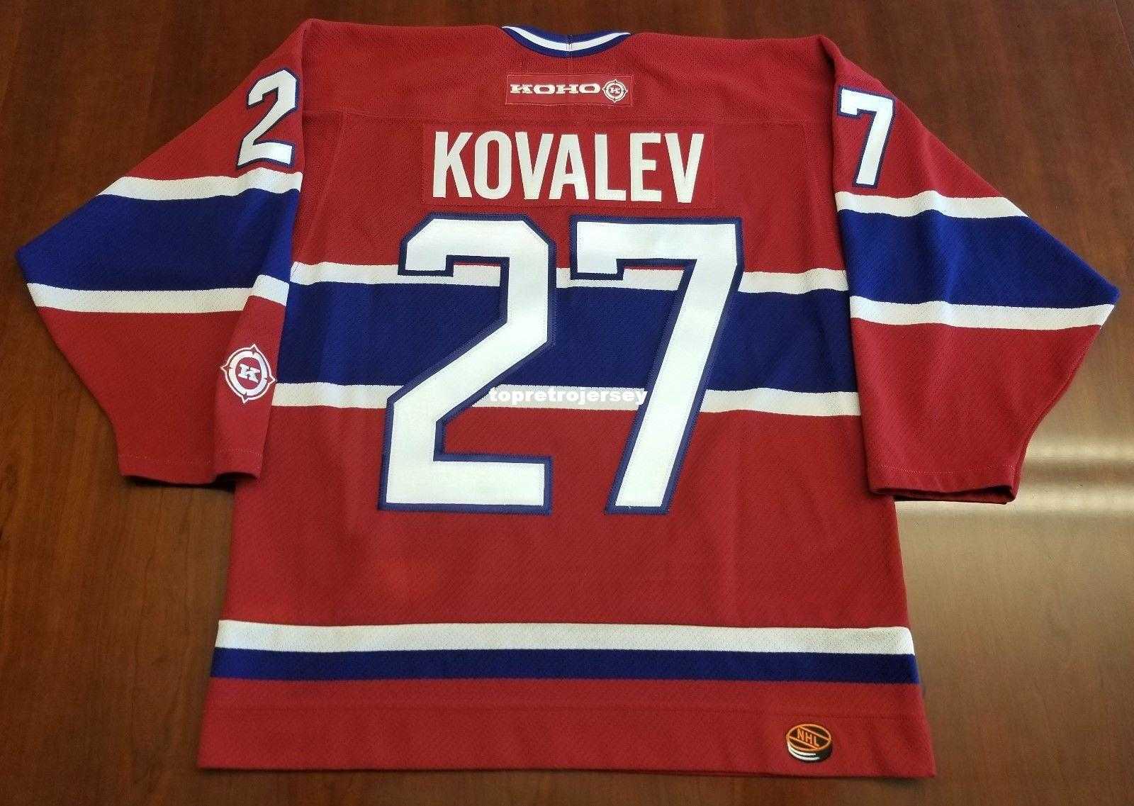 

Wholesale Custom Alex Kovalev Vintage Montreal Canadiens Koho Cheap Hockey Jersey Red Habs Mens Retro Jerseys