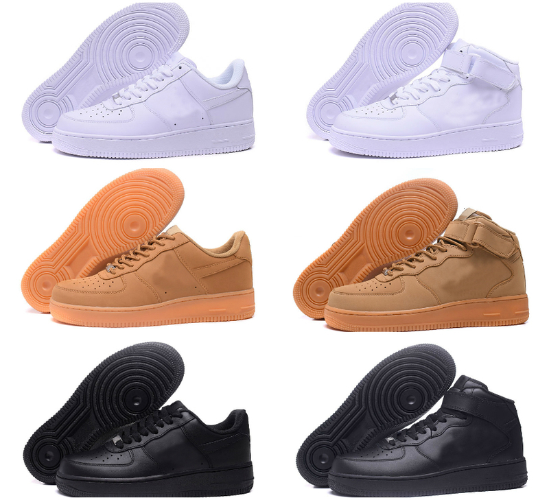 

Forces Men Low RunnING Skateboard Shoes One Unisex 1 Knit Euro Air High Women All White Black Red Trainer sneakers, Shoes 04