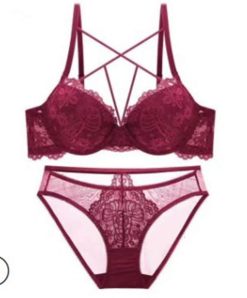 

New lace brassiere suit for women 9248, Black;white