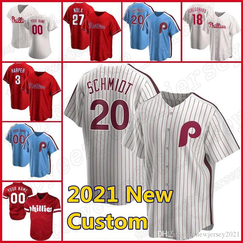 

Philadelphia 10 J.T. Realmuto Phillies 3 Bryce Jersey Harper Baseball Mike Schmidt Aaron Nola Rhys Hoskins Didi Gregorius McCutchen Roman, Blue;black