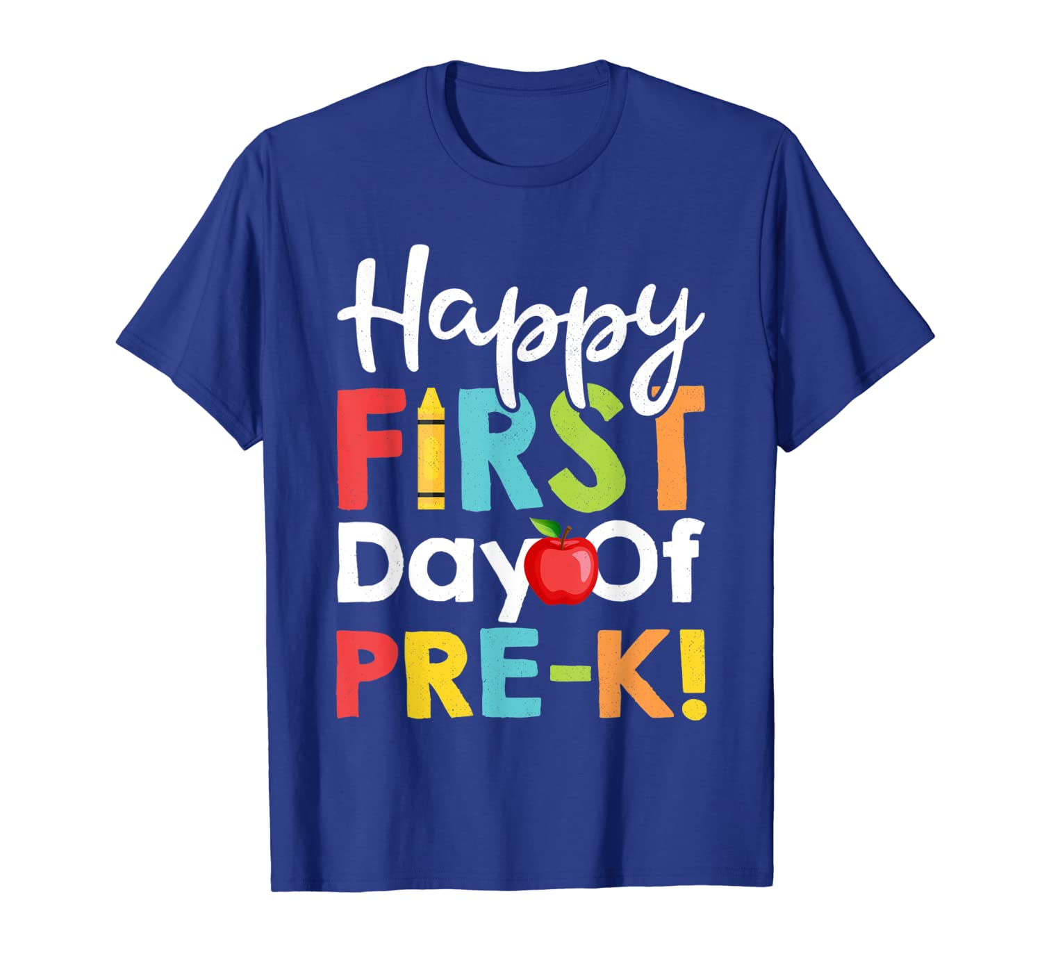 

happy first day of school shirt happy first day of pre-k tee, White;black