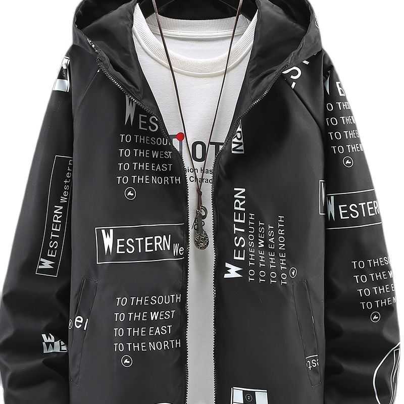 

Jacket Double Face Trench Coat 2021 Fashion New Spring Fall Men's Clothing, Casual Sports Hoodie Size -5XL X0621, White one piece