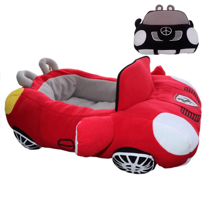 

Creative Car Shape Pets Dog Bed Luxury Cool Puppy Mat Funny Soft Material Durable Nest Dogs Cats House Warm Cushion Kennels & Pens