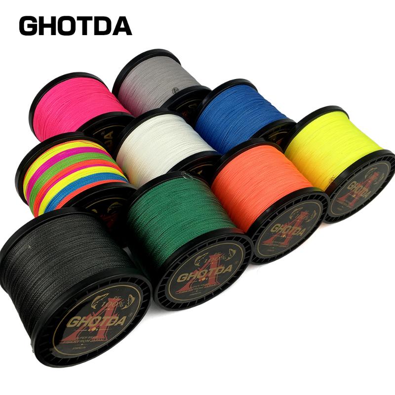 

8 Strands 300M 500M 1000M Braided Line Multifilament Fishing Wire Smooth Braid