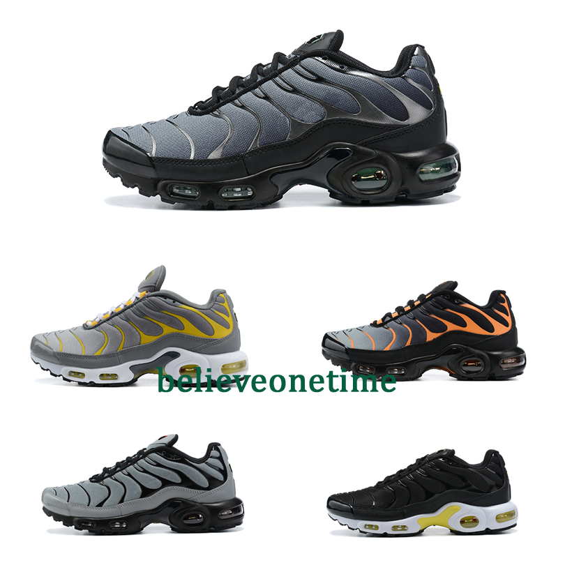 

2020 New Tn Plus Kylian Mbappe Mens Women Running shoes Black White Kylian Mbappe World Cup TNs Sports Trainers Sneakers Size 36-46