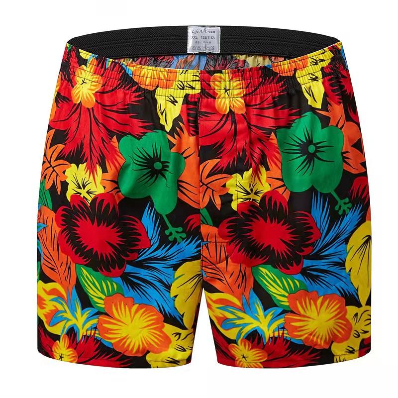 

Underpants Cotton Loose Boxer Briefs, Home Casual Men's Arrow Pants, Large Size Pants, Black;white