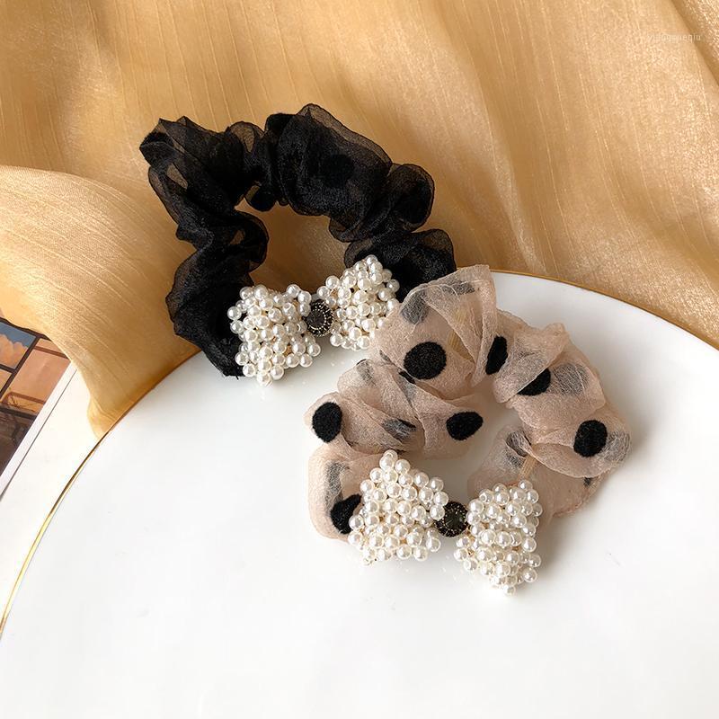 

Hair Clips & Barrettes 1 PC Gauge Tie Accessories Scrunchie Ornaments Elastic Band Simulated Pearl Bow Hairband Head, Golden;silver